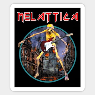 Absolutely Horrific Poser Metal Band Tee Sticker